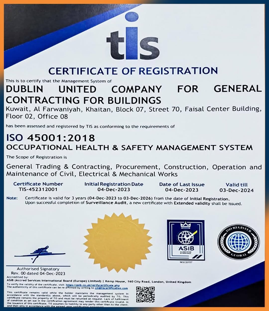 ISO Certificate 2